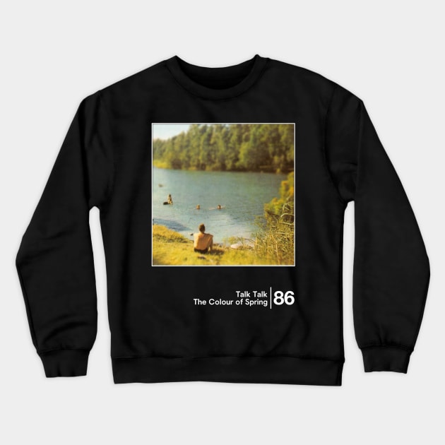 Talk Talk - The Colour of Spring / Minimal Style Graphic Artwork Design Crewneck Sweatshirt by saudade